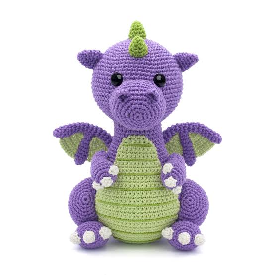 Dragon Crochet Pattern – Amigurumi Dragon Toy Download