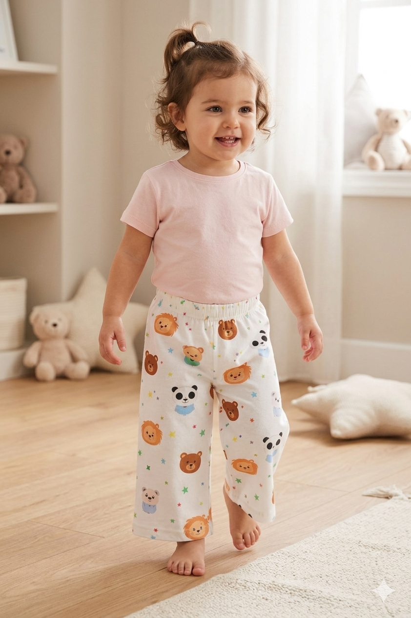 Toddler Animal Print Pajama Set Sewing Pattern