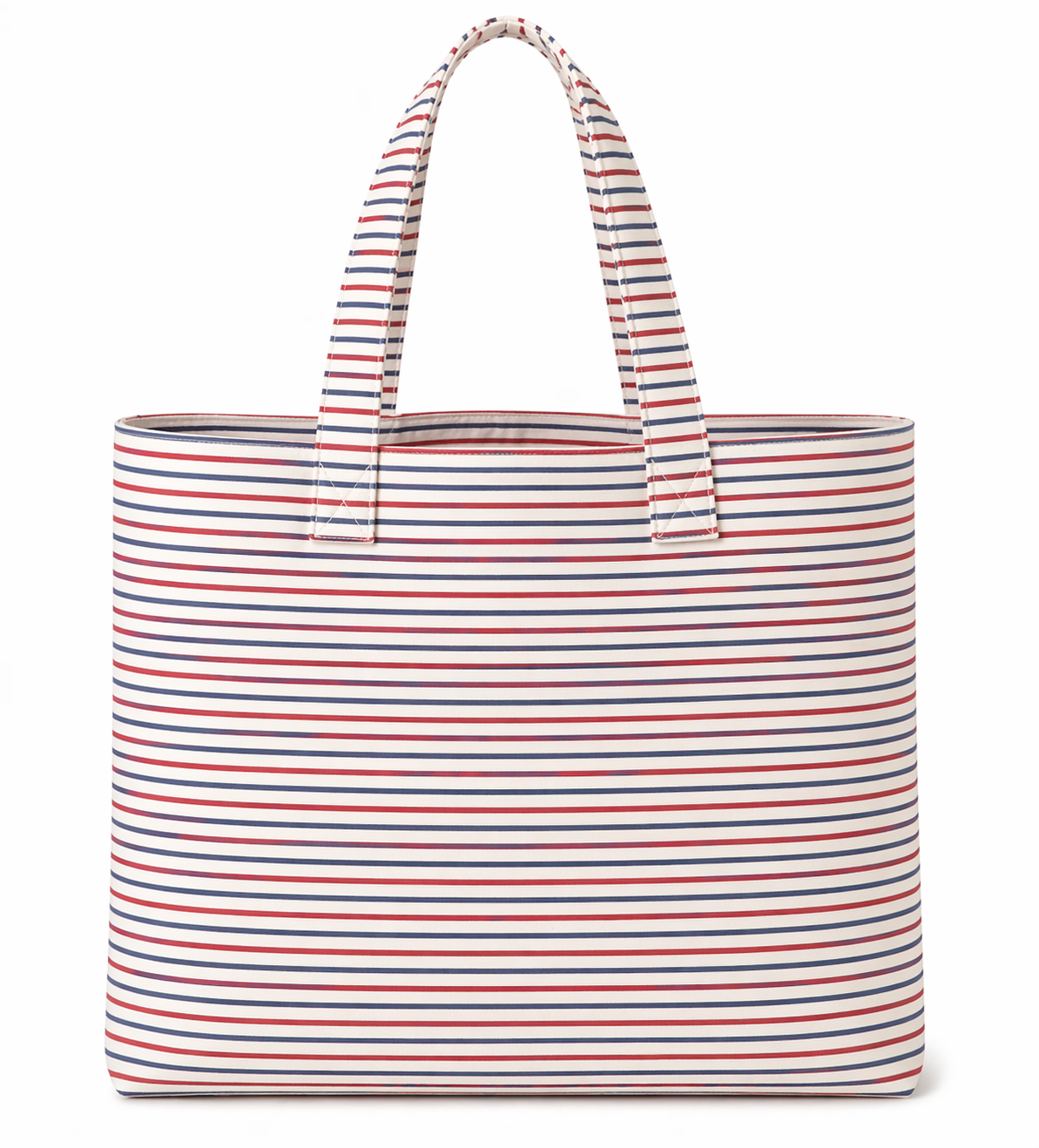 Red, White &amp; Blue Striped Tote Bag Sewing Pattern